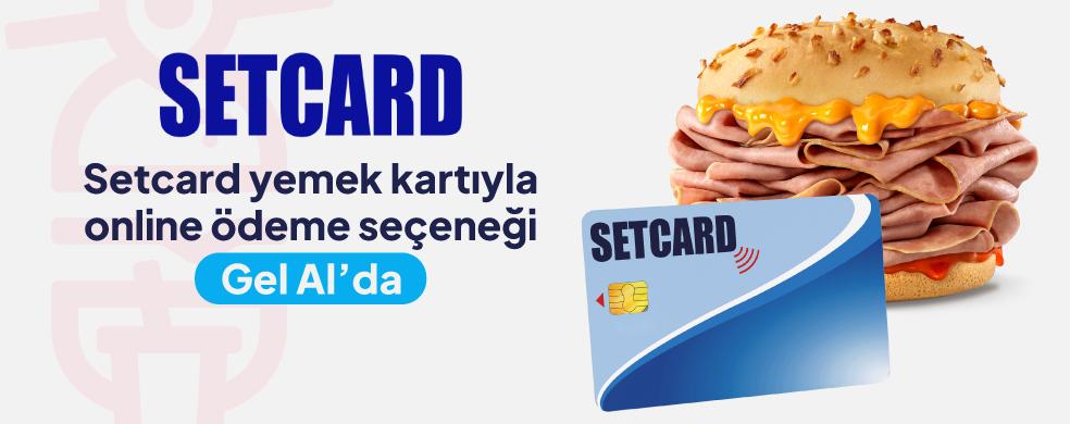 Setcard Yemek Kartıyla Online Ödeme Seçeneği Gel Al'da kampanya görseli