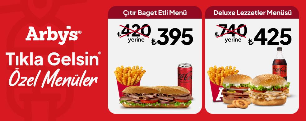 Tıkla Gelsin® Özel İndirimli Menüler kampanya görseli