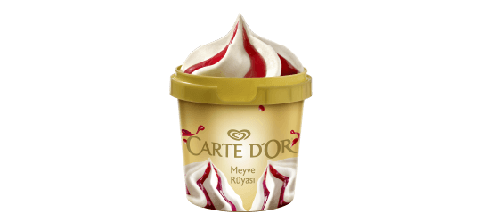 Algida Carte d'Or Mini Cup Meyve Rüyası (110 ml.)