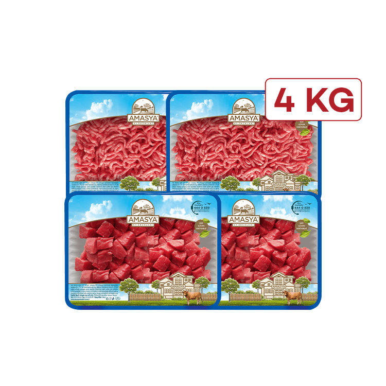 Kıyma & Kuşbaşı Paketi 4 kg