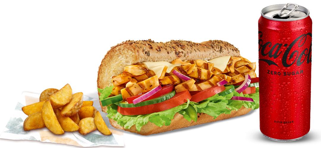Teriyaki Tavuk Sandviç (15 cm.) Menü