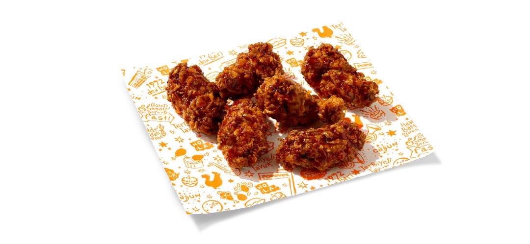 6’lı Ballı Barbekü Soslu Kanat