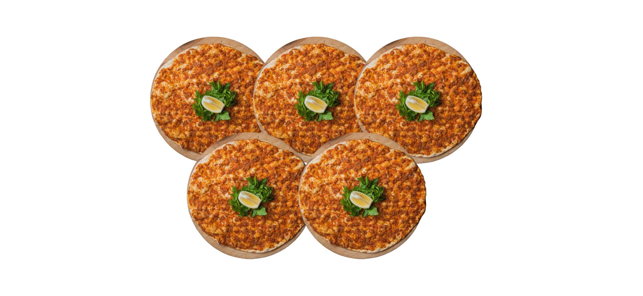 5'li Lahmacun Menü