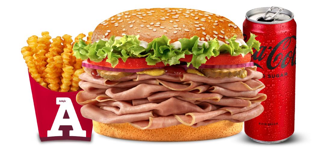 Arby's® Roast Beef Deluxe XL Menü