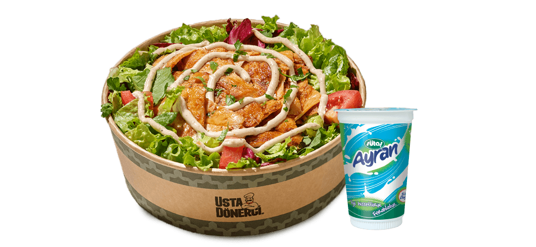 Ustasından Tavuklu Salata Menü