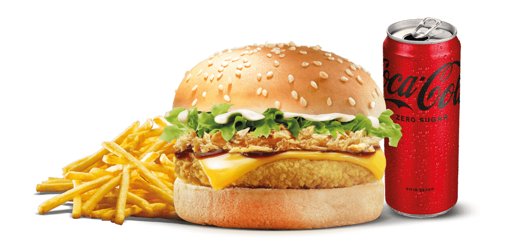 Tavuklu Barbekü Deluxe Burger Menü