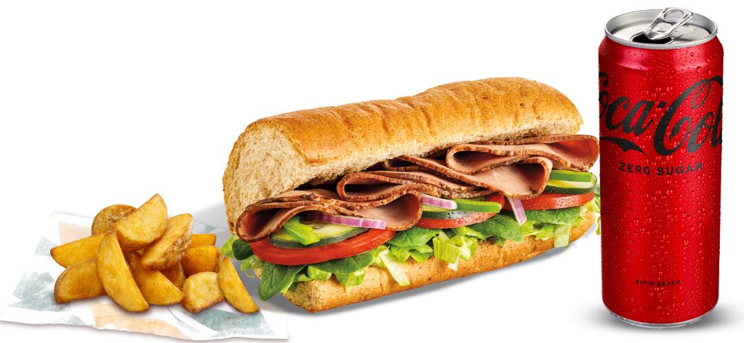 Rozbif Sandviç (15 cm.) Menü