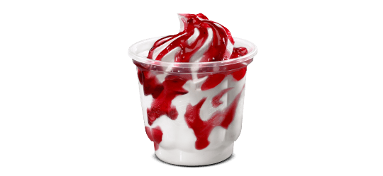 Sundae (Böğürtlen Soslu)
