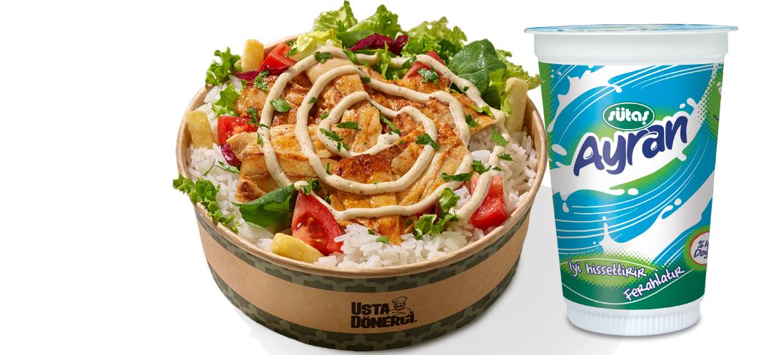 Ustasından Tavuklu Karışık Bowl Menü
