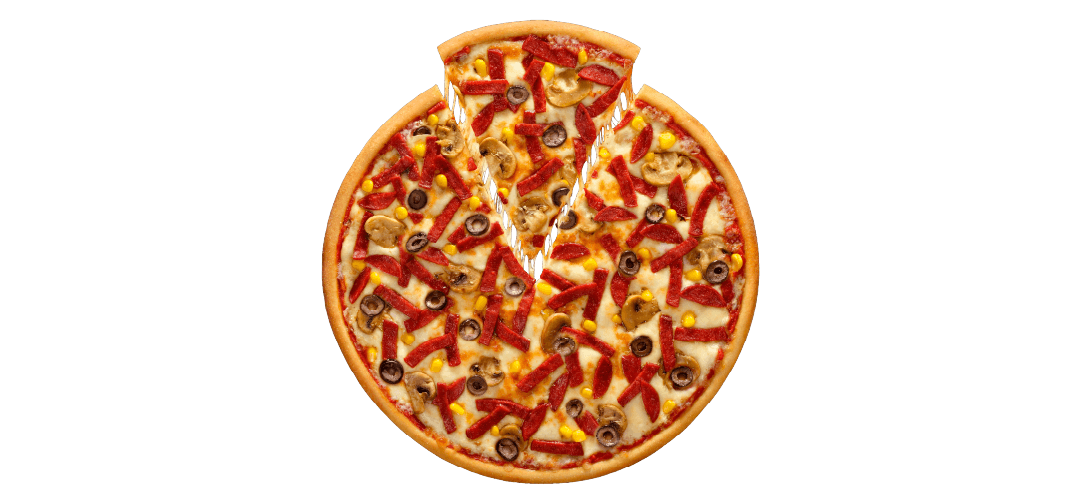 Orta Boy Karışık Pizza (31 cm.)