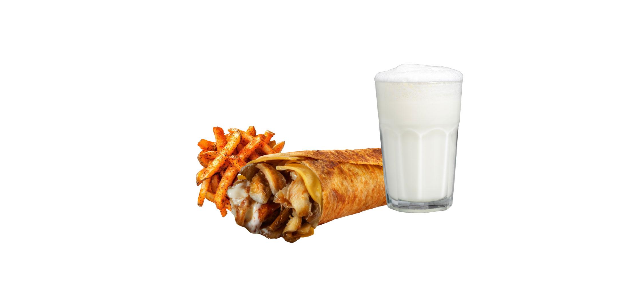 Mega Tavuk Döner Dürüm Menü 2