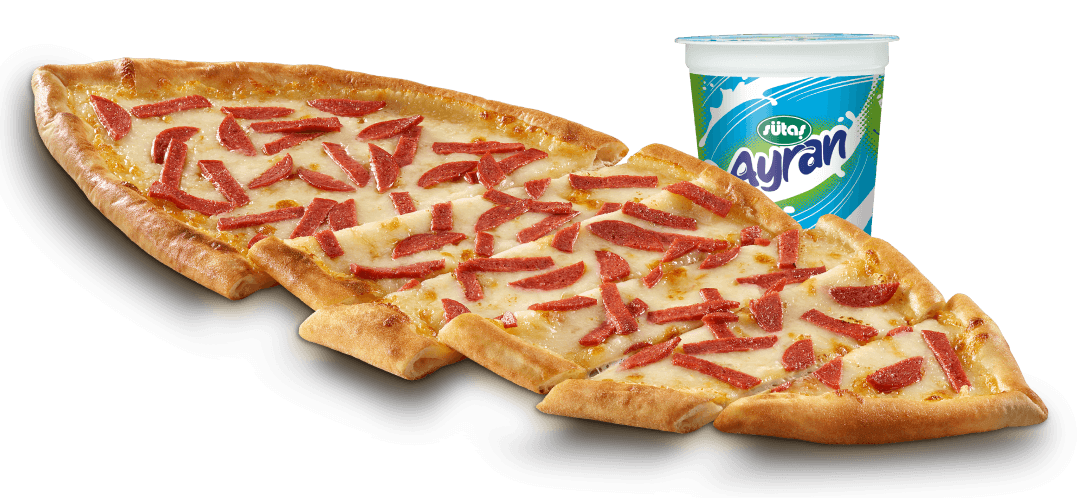 Turka Sucuklu Kaşarlı Pide Menü