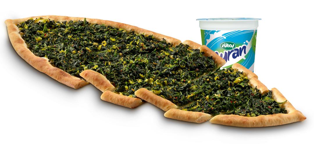 Ispanaklı Pide Menü