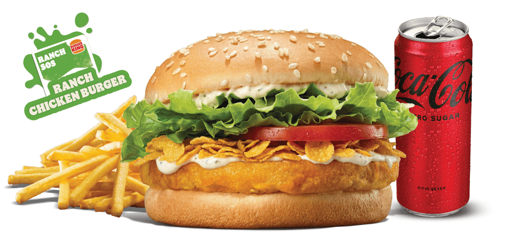 Ranch Chicken Burger Menü