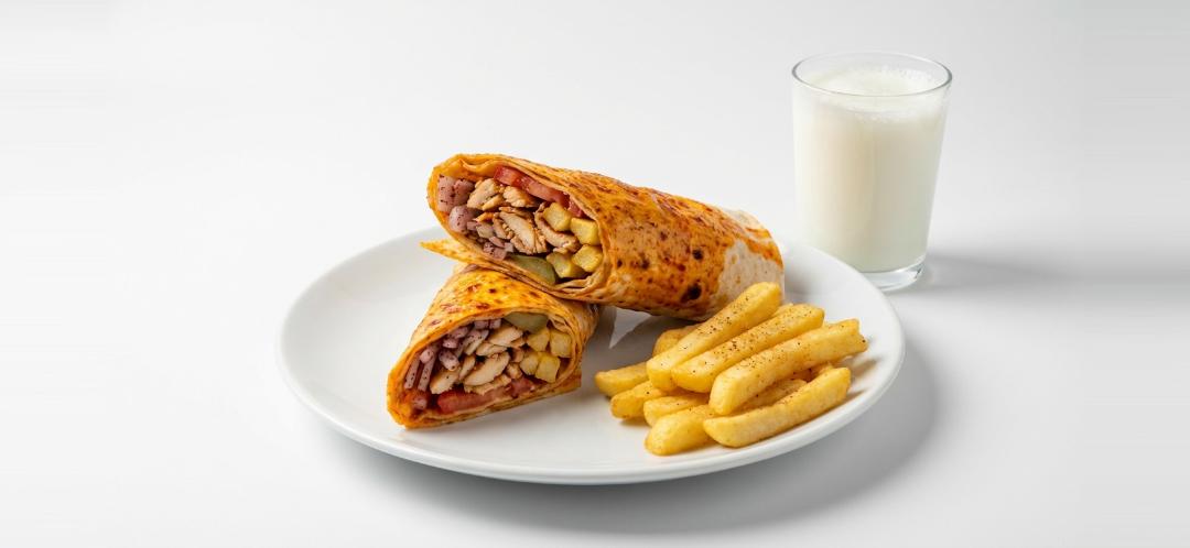 Tavuk Döner Dürüm Menü 2