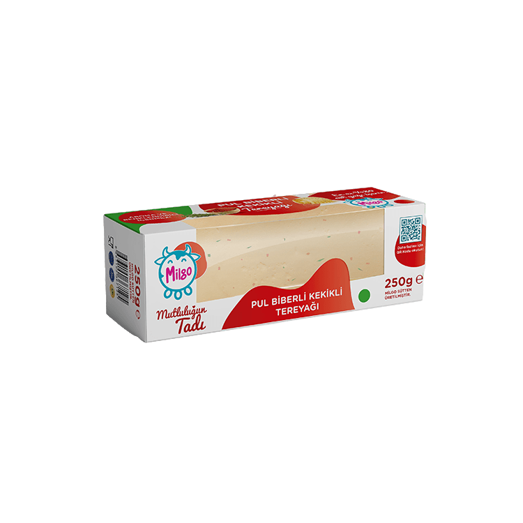 Milgo Tereyağı Pul Biberli & Kekikli (250 g)