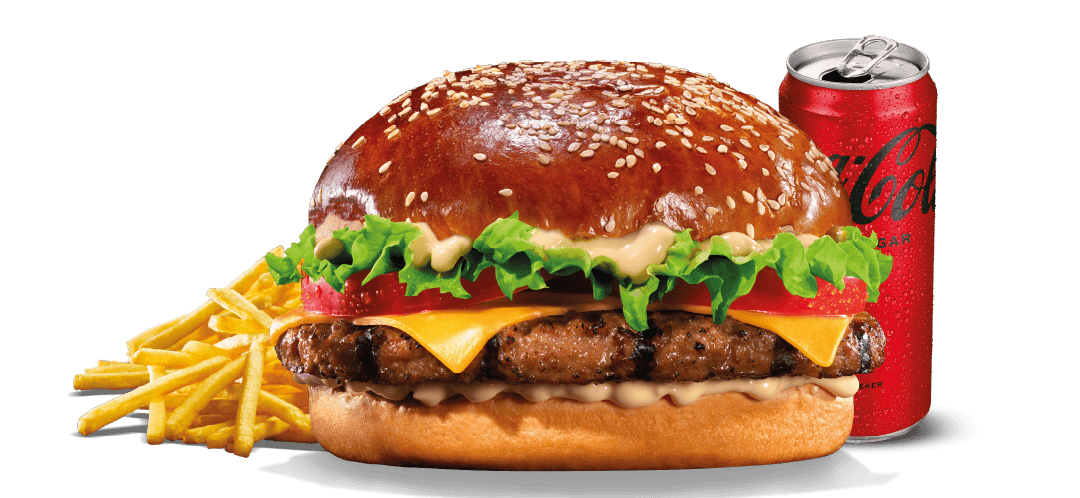 King Beef Burger Menü