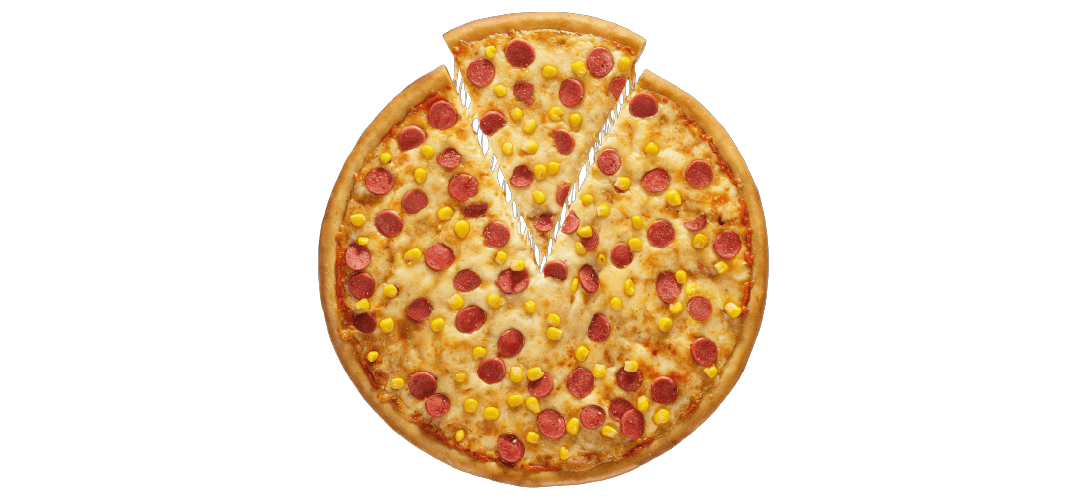 Büyük Boy Sosisli Mısırlı Pizza (36 cm.)