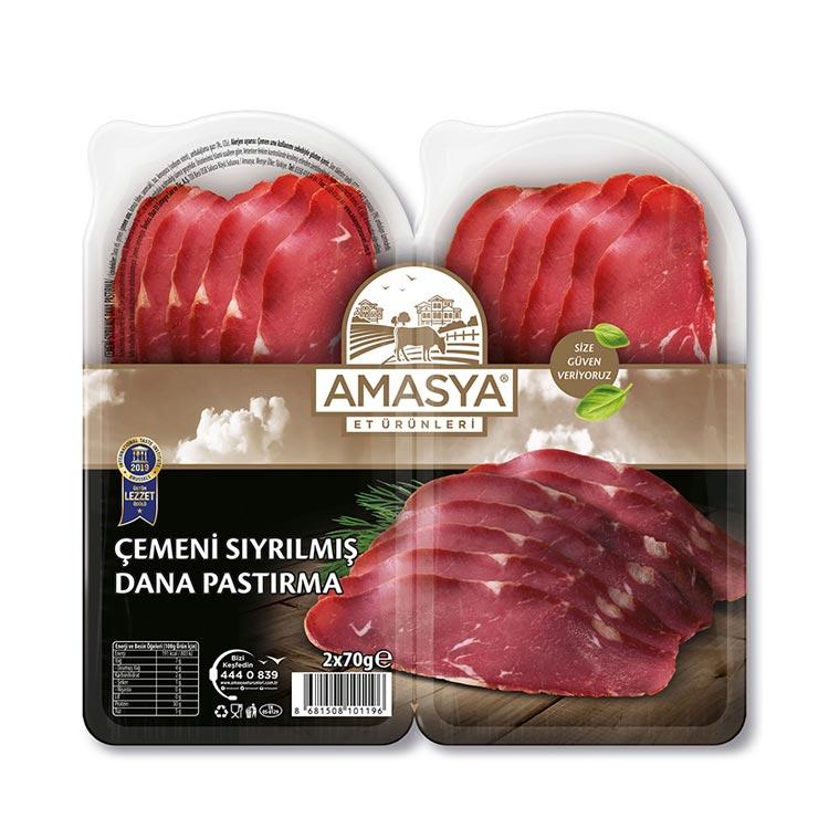 Çemeni Sıyrılmış Dana Pastırma 2x70 gr.