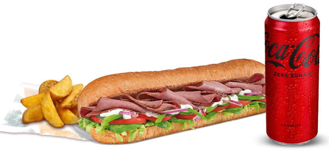 Rozbif Sandviç (30 cm.) Menü