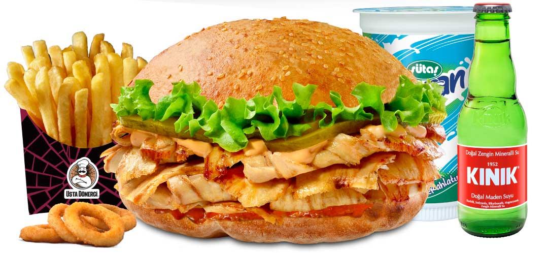 Tıkla Gelsin® Özel Tavuk Tombik Menü (Kınık Maden Suyu Hediyeli)