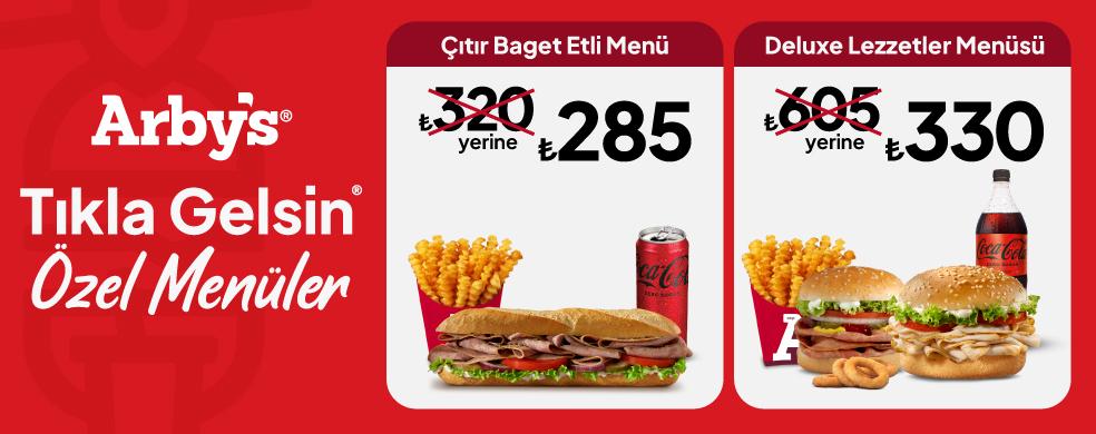 Tıkla Gelsin® Özel İndirimli Menüler kampanya görseli