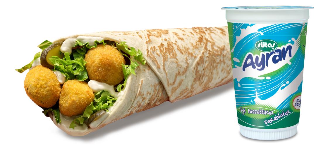 Çıtır Humus Dürüm Menü