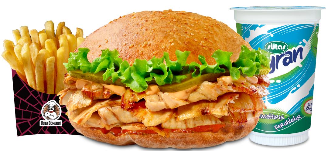 Tombik Tavuk Döner Menü