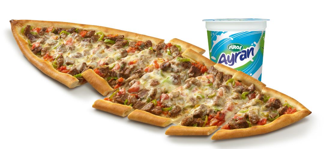 Turka Kuşbaşılı Kaşarlı Pide Menü