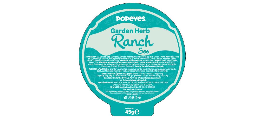 Garden Herb Ranch Sos (45 gr.)