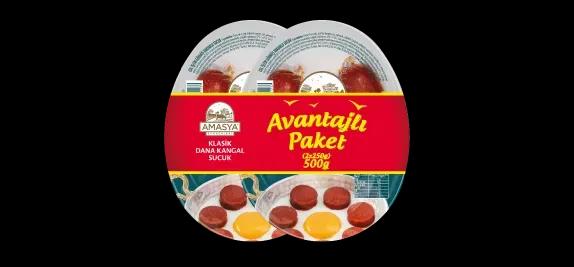 2'li Klasik Dana Kangal Sucuk 2x 250 gr.