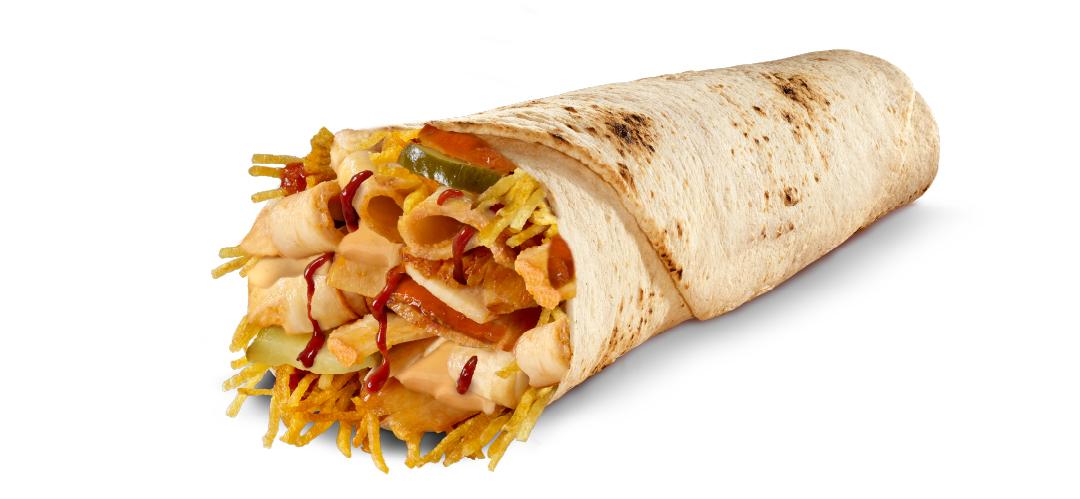 Acı Soslu Dürüm Tavuk Döner