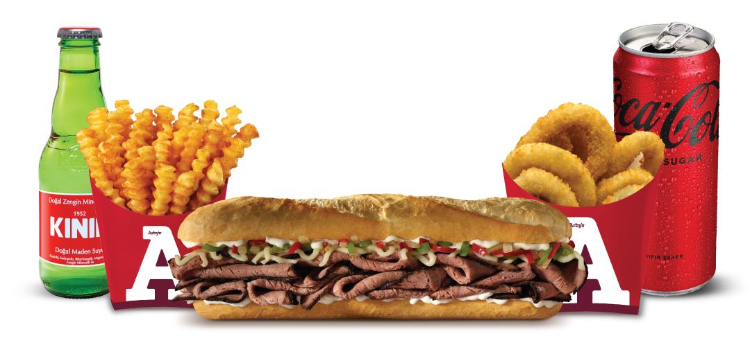 Tıkla Gelsin® Özel Biftek Philly Baget Menü (Kınık Maden Suyu Hediyeli)