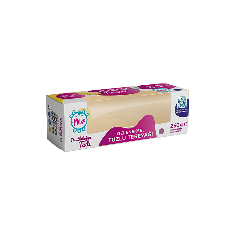 Milgo Tereyağı Tuzlu (250 gr.)