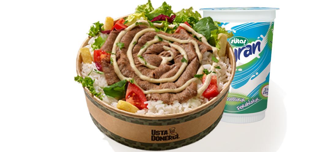 Ustasından Et Dönerli Karışık Bowl Menü