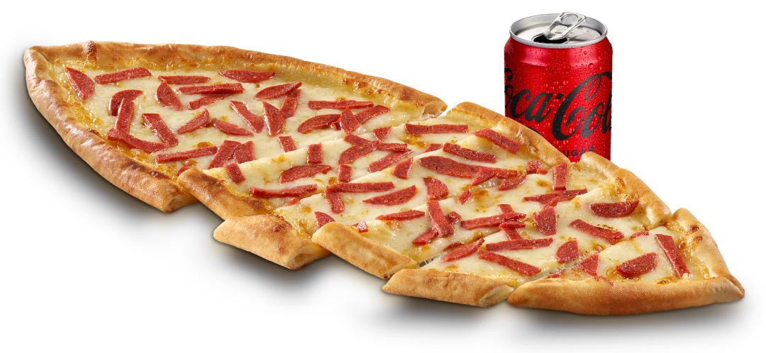 Turka Sucuklu Kaşarlı Pide Menü