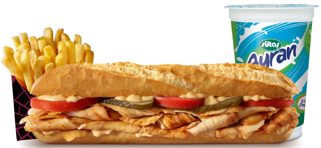 Ekmek Arası Tavuk Döner Menü