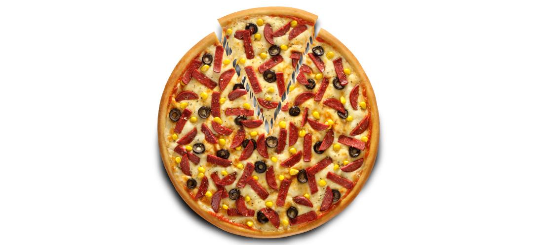 Küçük Boy Sucuklu Favori Pizza (25 cm.)